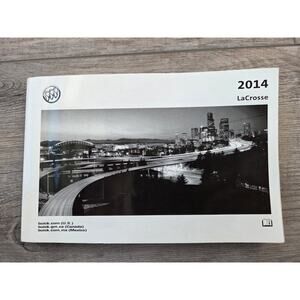 2014 Buick LaCrosse Owner's Manual User Guide - Original OEM Book